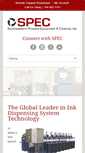 Mobile Screenshot of inkdispensingsystems.com